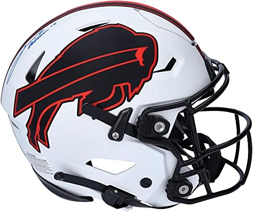 Josh Allen Buffalo Bills autografou Riddell Lunar Eclipse Speed ​​Alternate Speed ​​Flex Authentic Helmet - Capacetes NFL autografados