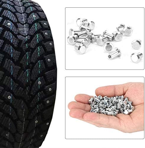 10pcs pneu pneu cães de parafuso de parafuso pneu pneu, parafuso pneu cadeias de neve pneu picas de motocicleta caminhão SUV