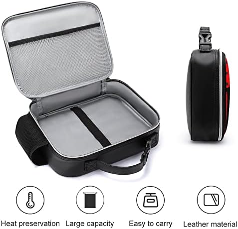 American Red Lineman Funny Isolle Isoled Box Box Incretável Bagada Cooler para Picnic Travel Office