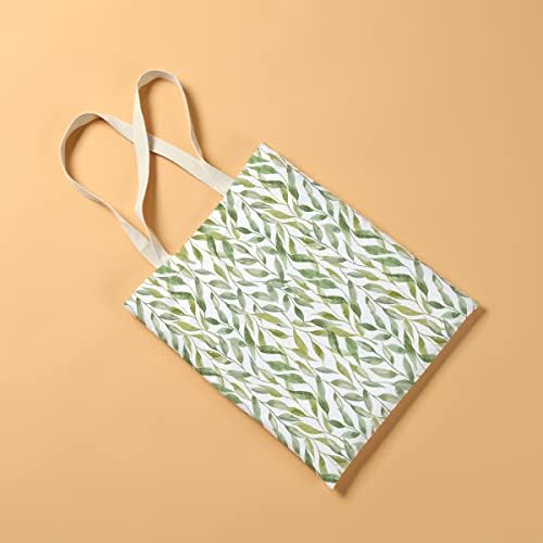 Zcyxuuw bolsa, sacola para, estética da sacola, sacola para mulheres, S, professora, sacos de supermercado reutilizáveis ​​à prova d'água, bolsa de praia, folhas de palmeira
