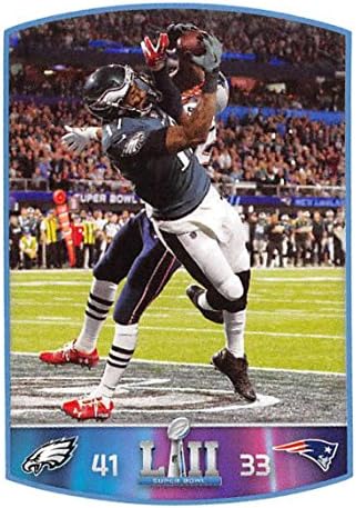 2018 Panini NFL Stickers Collection #452 Alshon Jeffery Philadelphia Eagles Super Bowl Lii TD adesivo oficial de futebol