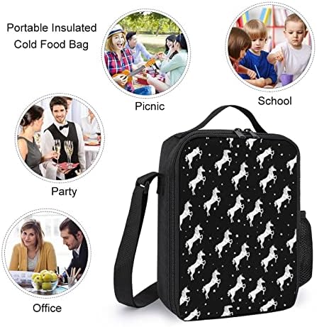 Unicórnios com mochila star backpack 3pcs College Bookbag com lancheira leve e caixa de lápis para aluno