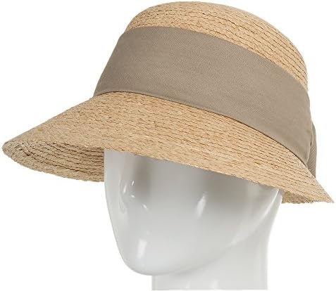 Ultrafino Golf Visor Scoop Panama Straw Hat Womens