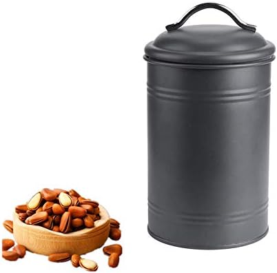 Jarra de armazenamento de ferro, garoto de graduação de armazenamento de café jarra de graxa recipiente de graxa de óleo de armazenamento