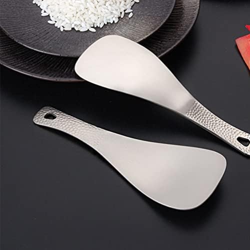 Utensílios de viagem Zerodeko Rice Paddle Rice Spoon: Titanium Rice Serving Spoon Cozinha Arroz Scooper Rice Spatula Batato Sopa Sopa