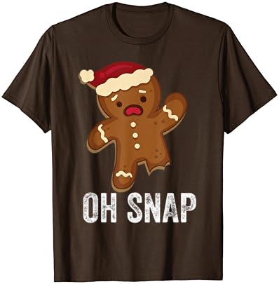 Engraçado oh snap gingerbread homem biscoito de natal