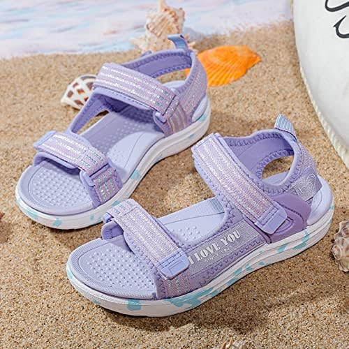Sapatos infantis Sandálias de praia leves leves e doce menina sandálias médias e grandes filhos de bebê casual macio