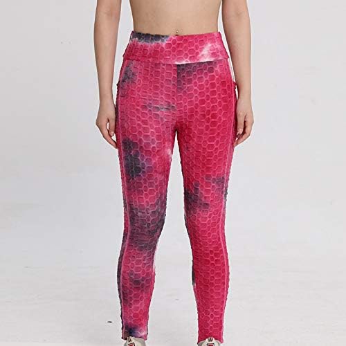 Calças de ioga ruched butt feminina na cintura de fitness que levanta calças de levantamento exercícios correndo calças de