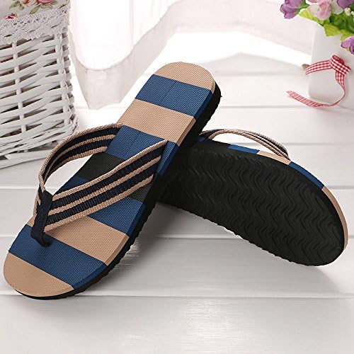 Slippers amorosamente para homens de verão Casual Flip Colors Mixed Splicing Sole Homem Male não deslizante Indoor ou externo