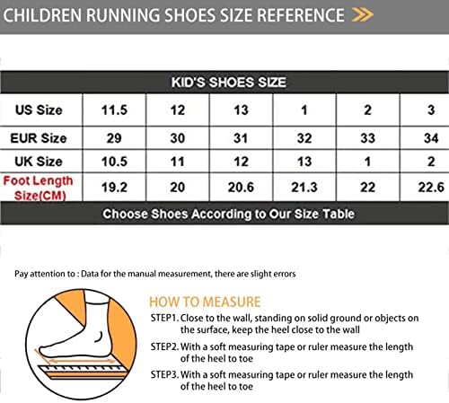 Jeiento Kids Sneakers for Boys Girls Excunhando sapatos de tênis Sport Brandável Criança atlética, garotinha e tamanhos de criança