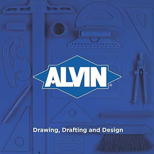 Alvin 55W-C Rastreio de rastreamento leve, branco, adequado com tinta, carvão, caneta de ponta de feltro, para esboçar ou detalhamento-18