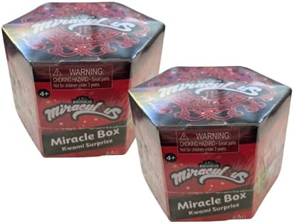 Zag Heroez milagroso milagroso 50500 Kwami Surpresa Box Zag Heroez Blind Box - Um dos 6 - Wayzz, Tikki, Trixx, Plagg, Pólen