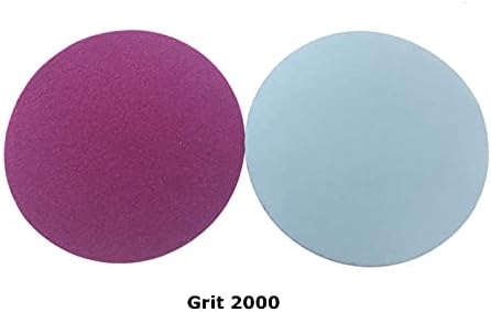 Lixa de polimento, lixamento 20ps125mm Lia de limpeza de água de 5 polegadas Grit 800-2000 Retinging Disc Gink Ring Rain Round Laveper Landpaper