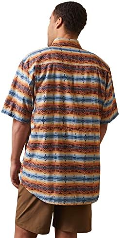 Ariat Venttek Outbound Classic Fit Shirt Oxford Tan Southwest 2xl