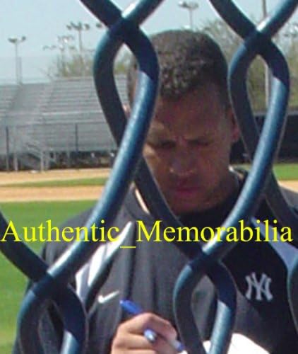 Alex Rodriguez autografou a foto 11x14 com prova, imagem de Alex assinando para nós, PSA/DNA autenticado, 600hrs, campeão da World Series, MVP