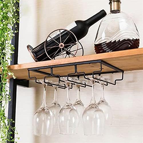 Copos de vinho portador de armazenamento bartender stemware pendurado rack embaixo do gabinete Organizador de vidro Goblet Ferramenta de barra de rack