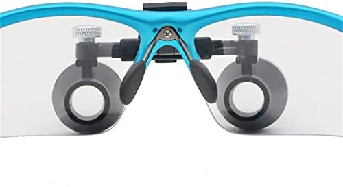Lupa binocular de Zlxdp 2.5x Lupa dental com óculos de trabalho de luxo de longa distância de trabalho Proteção de óculos