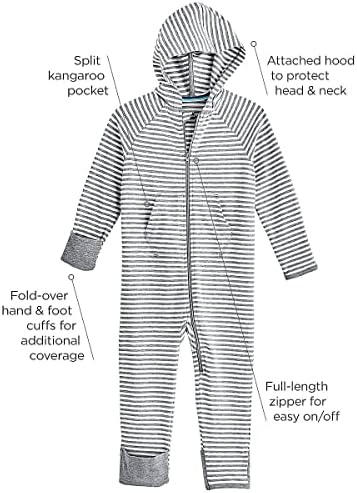 Coolibar UPF 50+ Baby Lumaleo 360 Bodysuit de cobertura - Proteção do Sol