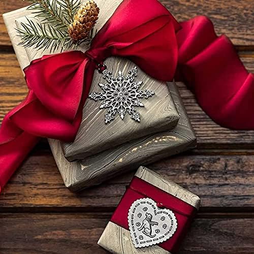 ARNAMENTO DE NATAL DE ARMENTES DE NATAL DE PUSTO AOOLVY Decorações penduradas 2021 Metal DIY Ornamentos de férias artesanais, decoração de presente exclusivo para as estrelas de Natal Festivas Decoração de Casa