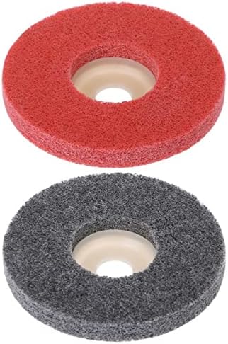 Griagem GOOFFY RIagem de 100 mm de nylon Ferramentas abrasivas de moagem de roda de fibra de fibra compatíveis com moedor de ângulo. Roda