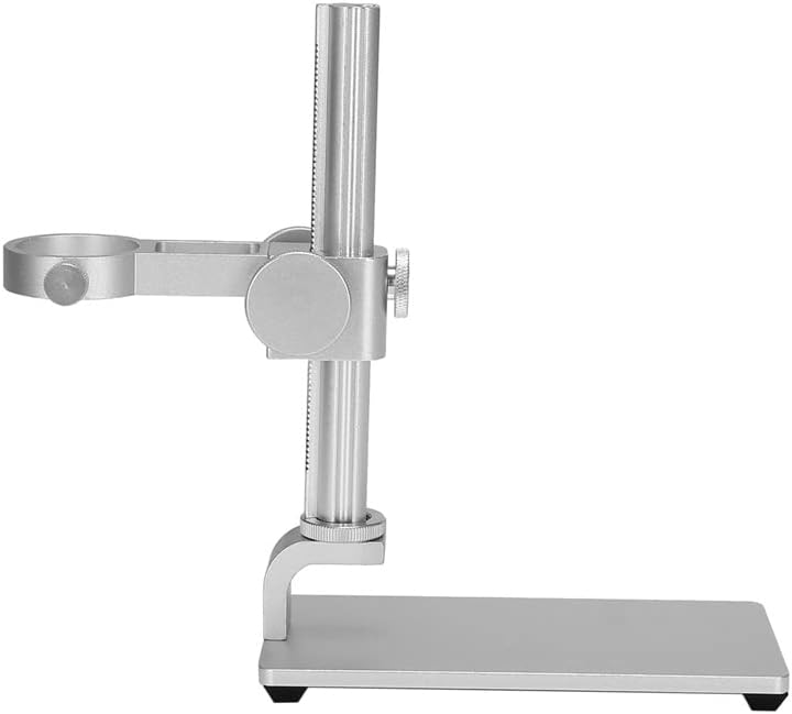 Liruxun Aluminum Ligy Stand Microscópio USB Stand Suporte de suporte Mini Mesa de mesa de base para reparo de microscópio