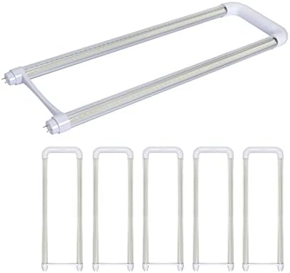 80W T8 U Bend Tube Light equivalente, 6000k Daylight White, 4900 lúmens 36W lâmpada de LED em U-Bend, desfrute de alto brilho iluminação de 6 pacote de 6