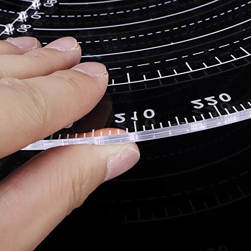 300mm /11.8innch Round Center Finder Compass for Wood Turners Torno Trabalho Círculos de desenho acrílico claro Diâmetro