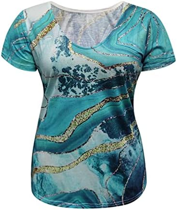 Camisas secas rápidas mulheres mulheres moda boa aparência V Neck de pescoço solto de manga curta Top feminino Tops vintage 1950s