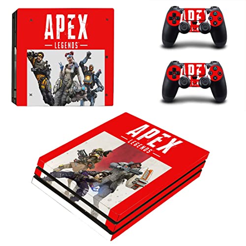 LEGENDS GOGO - APEX GAME BATCK ROYALE BLOODHOUND Gibraltar PS4 ou PS5 Skin Stick para PlayStation 4 ou 5 Console e 2 controladores decalque vinil V11683