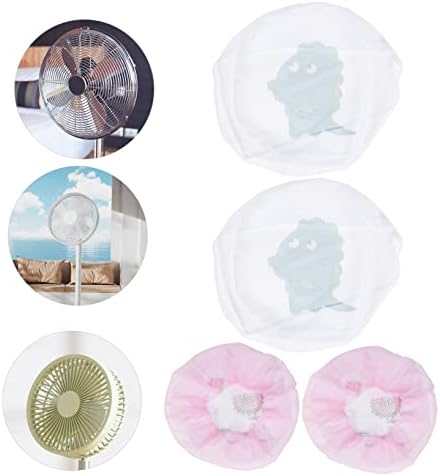 Fã de fã de 4pcs de 4pcs para fãs de bebês para capa de fã de casa para crianças capa de ventilador elétrico capa