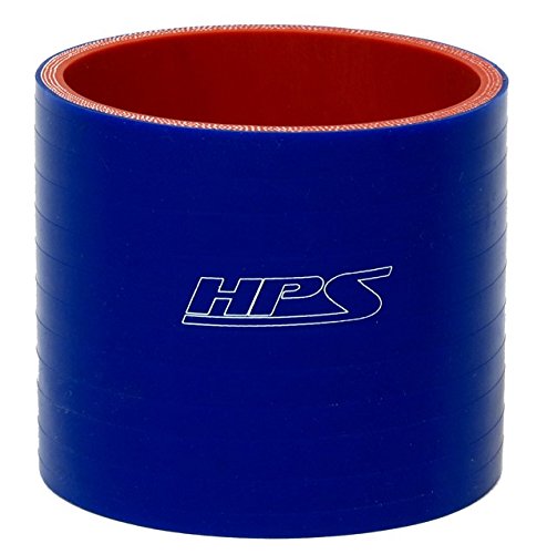 HPS 1-3/8 ID, 3 Comprimento, mangueira de acoplador de silicone, alta temperatura reforçada, 100 psi máx. Pressão, 350f máx. Temperatura, SC-8610-azul, silicone, azul