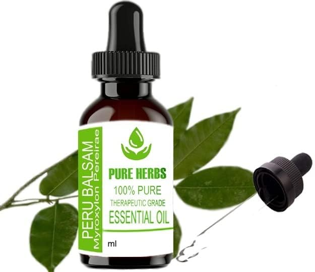 Ervas puras Peru Balsam Pure & Natural Teleapeautic Grade Essential Oil com Grootper 30ml