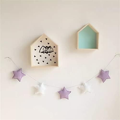 Eyhlkm Photography Props Baby Room Handmade Bermery Star Garlands Decorações de parede do quarto das crianças de Natal
