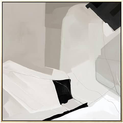 Modern nórdico quadrado abstrato pintura decorativa em preto e branco quarto simples quarto pintura de parede de parede model sala hotel hotel mural 现代 欧 正 正 方形 抽象 装饰 画 黑白 简约 客厅 卧室 墙 挂 画 酒店 酒店 壁画 壁画 壁画 黑白 简约 客厅 卧室 挂