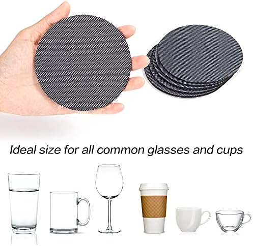 Coasters para bebidas Conjunto de 6 anos, montanhas -russas para mesa de café HomePod Coaster Wine Beer Coasters Boho