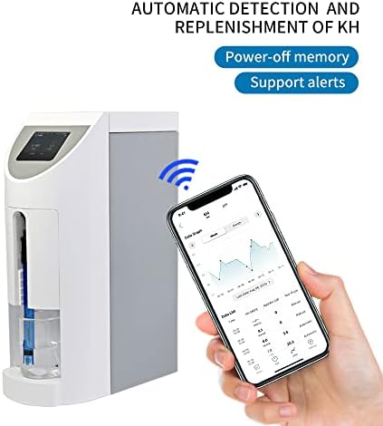 Kamoer KH Carer Auto Doser PH Tester Teste automaticamente e adicionar valor KH para aquário com 4 bombas de dosagem Suporte Wi-Fi/Bluetooth