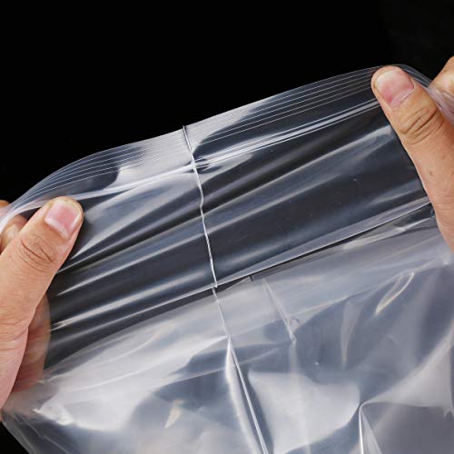200pcs 3 x 3 espessos pequenos sacos de trava de zíper transparente 2,4 mil plástico mini -vedado de zíper de zíper de plástico de miçangas com zíper para zíper
