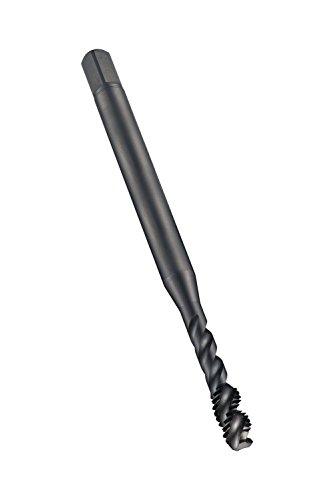 Dormer Ex016H em pó de metal em pó torneira de flauta em espiral, acabamento de óxido preto, redondo com haste de extremidade