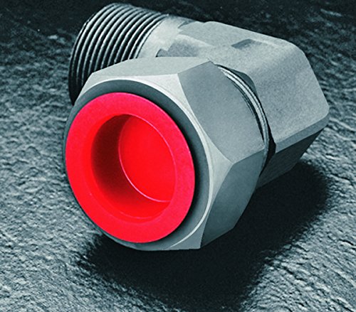 Capluga de tampa e plugue cônicos de plástico com flange largo W-19, PE-LD, Cap od 1.673 Plug ID 1.900, vermelho