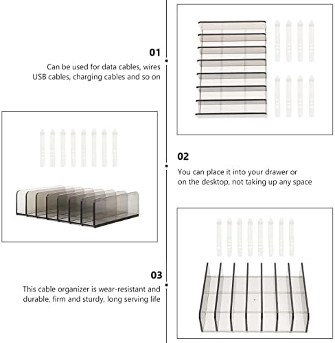 NUOBESTY MAL ORGANIZER ORGANIZER CABO Organizador de cabos Cabra Box Box Organizador Caixa Caixa de fio Gerenciamento de cabos Cabra Cabra Cord Cord Organizador de cabos Organizador de cabo Organizador de cabo Organizador