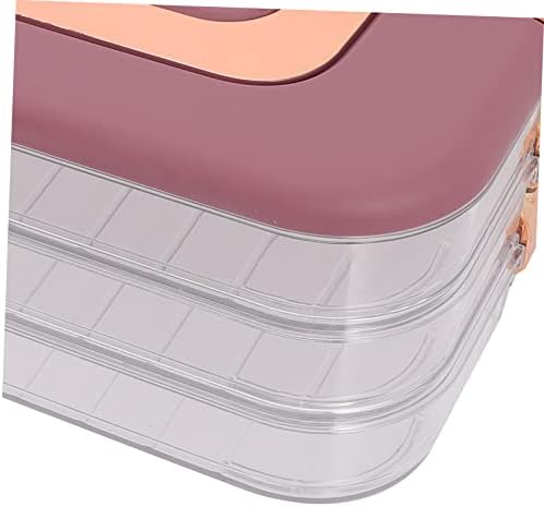 Recipiente de recipiente transparente da caixa de doitool para recipientes para recipientes para geladeira para bolas de massa de bolinho de bolinho de bolas de massa de bolinho de bolsa