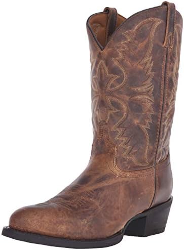 Laredo Mens Birchwood Lizard Round Toe Cowboy Western Boot, bronzeado, 16 x-amava os EUA