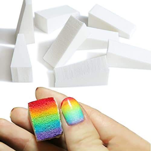 UNIDES esponjas macias para colorir Fade Manicure Nail Arts Ferramentas de preparação e desidratação para unhas
