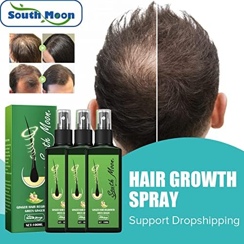 South Moon Hair Growth Spray Spray Nutrening Tratamento rápido Procure cabelos seco