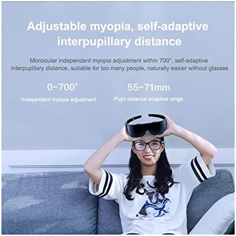 3D de óculos inteligentes Tela gigante VR Headset MESMO