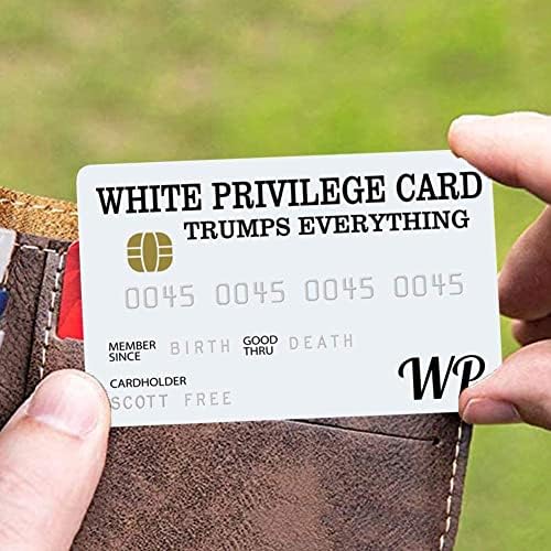 Cartão de crédito falso do NC 5pcs WP, cartões de carteira de negócios brancos em 3d PVC, Cartão de aniversário, Cartão engraçado