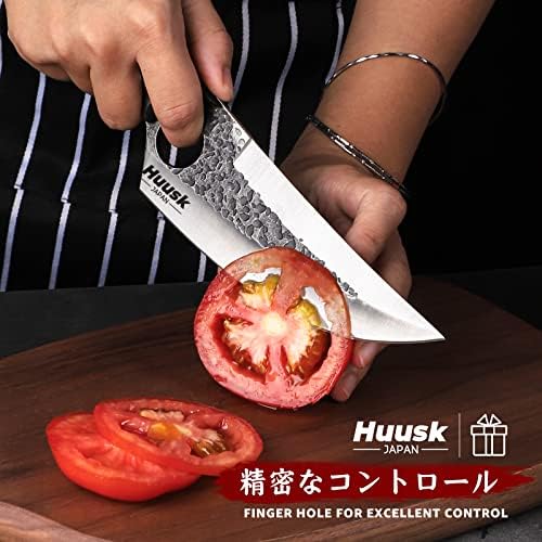 Huusk Japan faca para pacote de corte de carne com facas de cozinha afiada de 7,87
