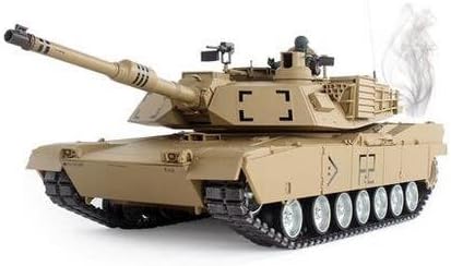Controle remoto 1:16 Escala 2.4 GHz US M1A2 Abrams Principal Tanque de batalha RC Battle Tank Smoke & Sound