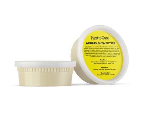 Manteiga de karité africana cru 8 oz. puro Ivory natural não refinado - hidratante ideal para o crescimento de pele seca, corpo,
