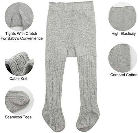 Tendências americanas Baby Tights Soft Cable Knit Baby Leggings